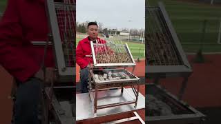 Download Lagu Stainless steel rotating barbecue grill, the perfect tool for outdoor camping. #bbq #BlazeFor MP3