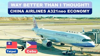 TRIP REPORT | China Airlines (Economy) | Taipei to Cebu | Airbus A321neo