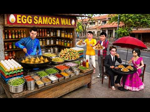 Egg Samosa Anda Samosa Wala Street Samosa Hindi Kahaniya Moral Stories