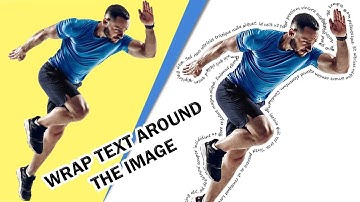How to Wrap Text Around - Any Image Like Magazines - in Photoshop #photoshoptutorial