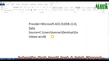 How to get the connection string in visual studio .net to ms access and SQL server