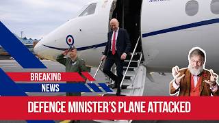 john healey's RAF plane targeted by Russia near Estonia