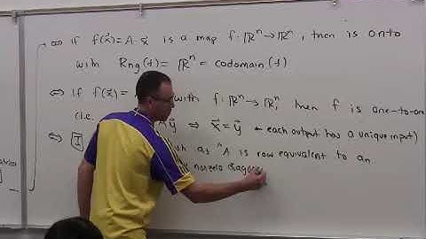 Applied Linear Algebra, Lesson 14, Video 3: The Invertible matrix theorem part 2