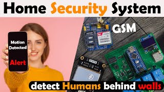 Home Security System using Arduino, GSM, & Microwave Sensor