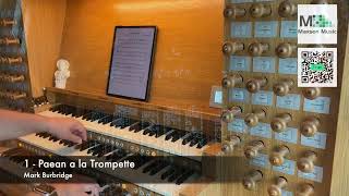 I - Paean A La Trompette - Mark Burbridge Johannus Live Iii Ago