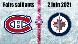 Canadiens vs Jets - Faits saillants - 2 juin 2021