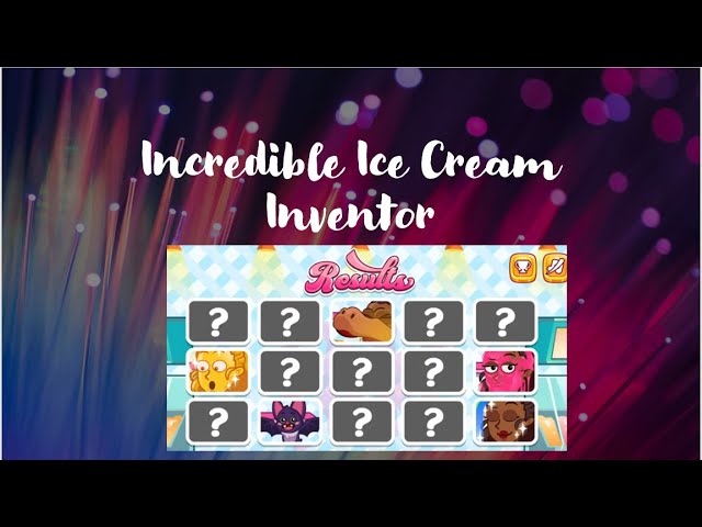 Friv  Incredible ice cream inventor game 