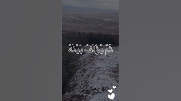 Surah Al-Nur verse (43)💗✨ ||  سورة النور الايه (٣٤) 💗✨