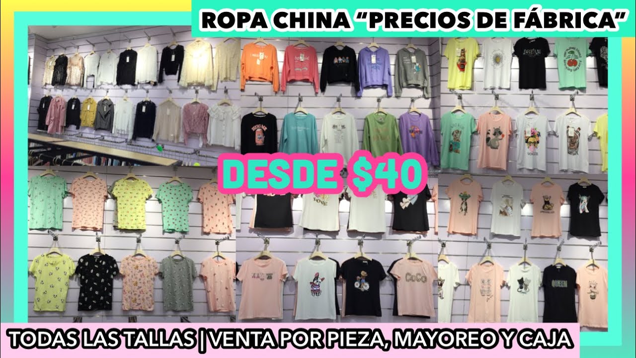 ROPA CHINA EN CENTRO CDMX | PRECIOS DE FABRICA MIXCALCO | RECORRIDO CON  PRECIOS | TODAS LAS TALLAS - YouTube