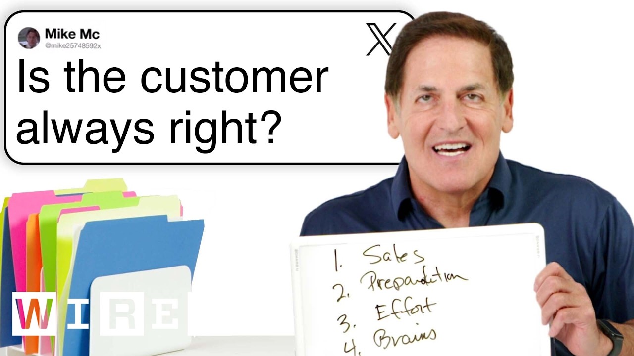 Shark Tank's Mark Cuban Answers Business Mogul Questions From Twitter | Tech Support | WIRED