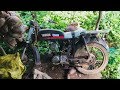 Old Yamaha Japan Motorcycle Starting  Up After 05 Years | Old Motorcycle Restoration