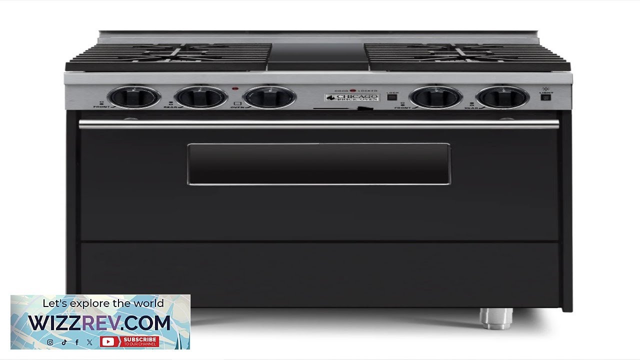 Chicago Brick Oven 30 LP Gas Dual Fuel Self Cleaning Convection Range Sealed