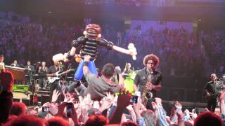 Balloon Bruce Crowd Surfing in Pittsburgh