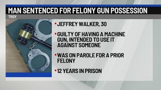 Troy man sentenced for felony gun possession