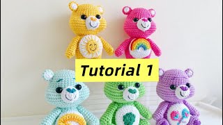 [ENG SUB]Cute bear free pattern and tutorial 1