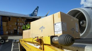 Alaska Airlines rushes face mask materials for frontline caregivers treating COVID-19 patients