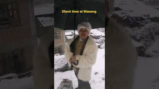 Singha Raja | Shoot Time at Manang | Bhimphedi Guys | BTS | Snow | Tamang Song 2022