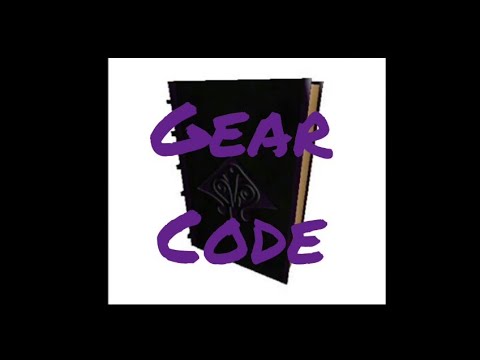 roblox book gear code