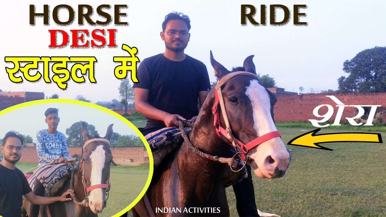 Desi Style Horse Riding | Beautifull Sunset During Horse Ride | Horse