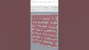 Triangle panels#grasshopper3d #parametricarchitecture #parametric #architecture #façade #rhino3d