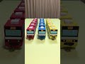 モーターの力でレールを走る電車を作りました #Shorts