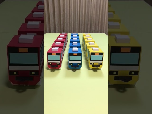 レールを走る電車NEW!