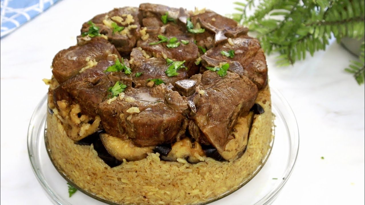 طبخ المقلوبة الفلسطينية! جربوا الوصفة الأكثر شهرة وابداعاً بهذه الطريقة😋 Cooking Palestinian Makloba