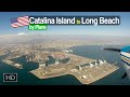 Flying from Catalina Island to Long Beach