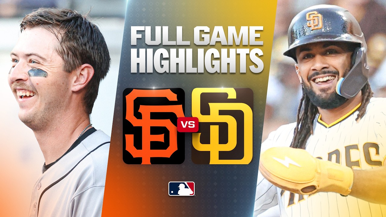[MLB] 샌프란시스코 자이언츠 vs 샌디에이고 파드리스 경기 하이라이트