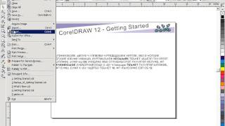 Corel Draw -  import export