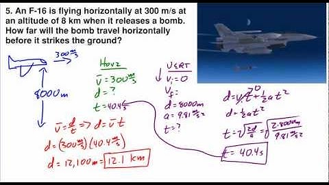 Regents Physics: Horizontal Projectile Problem Practice