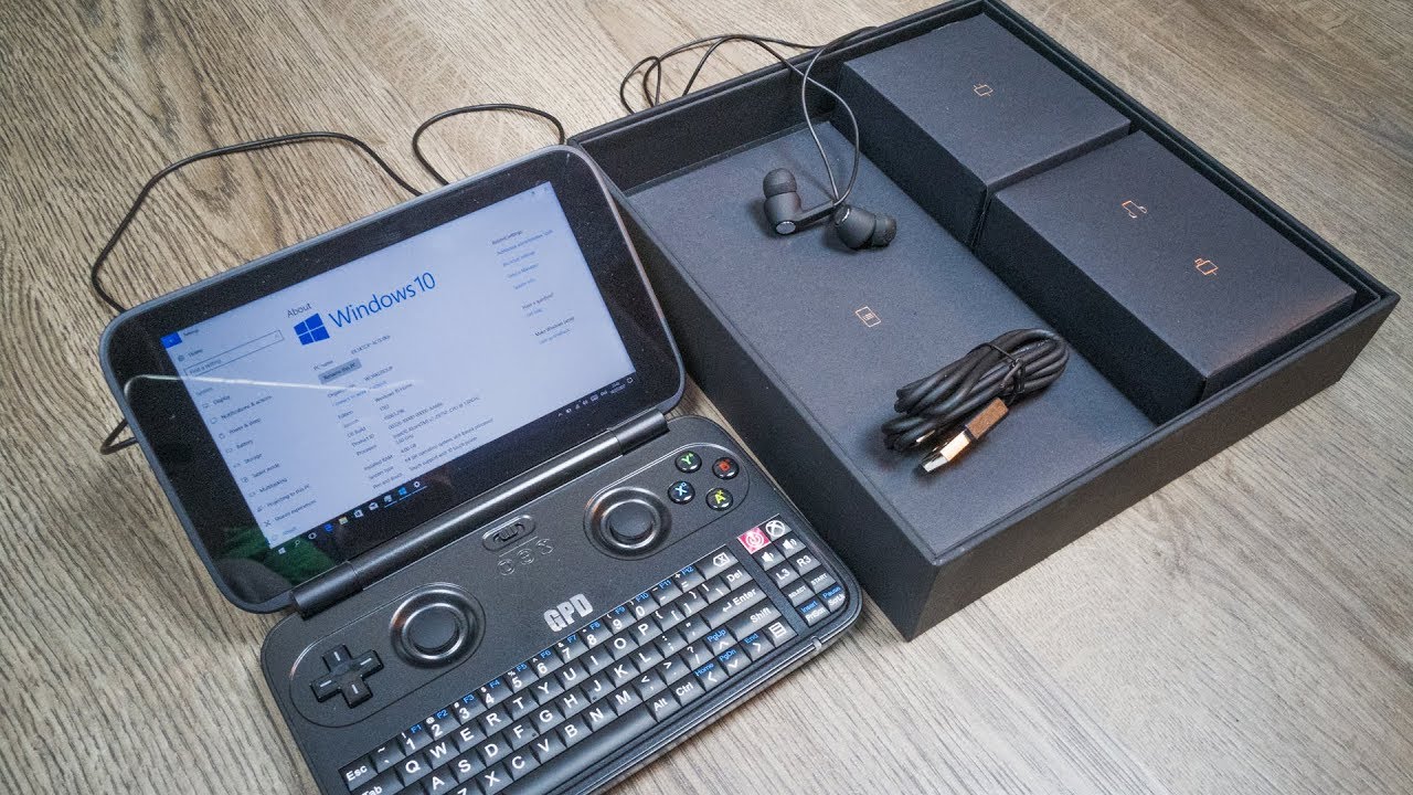 GPD Win обзор и распаковка