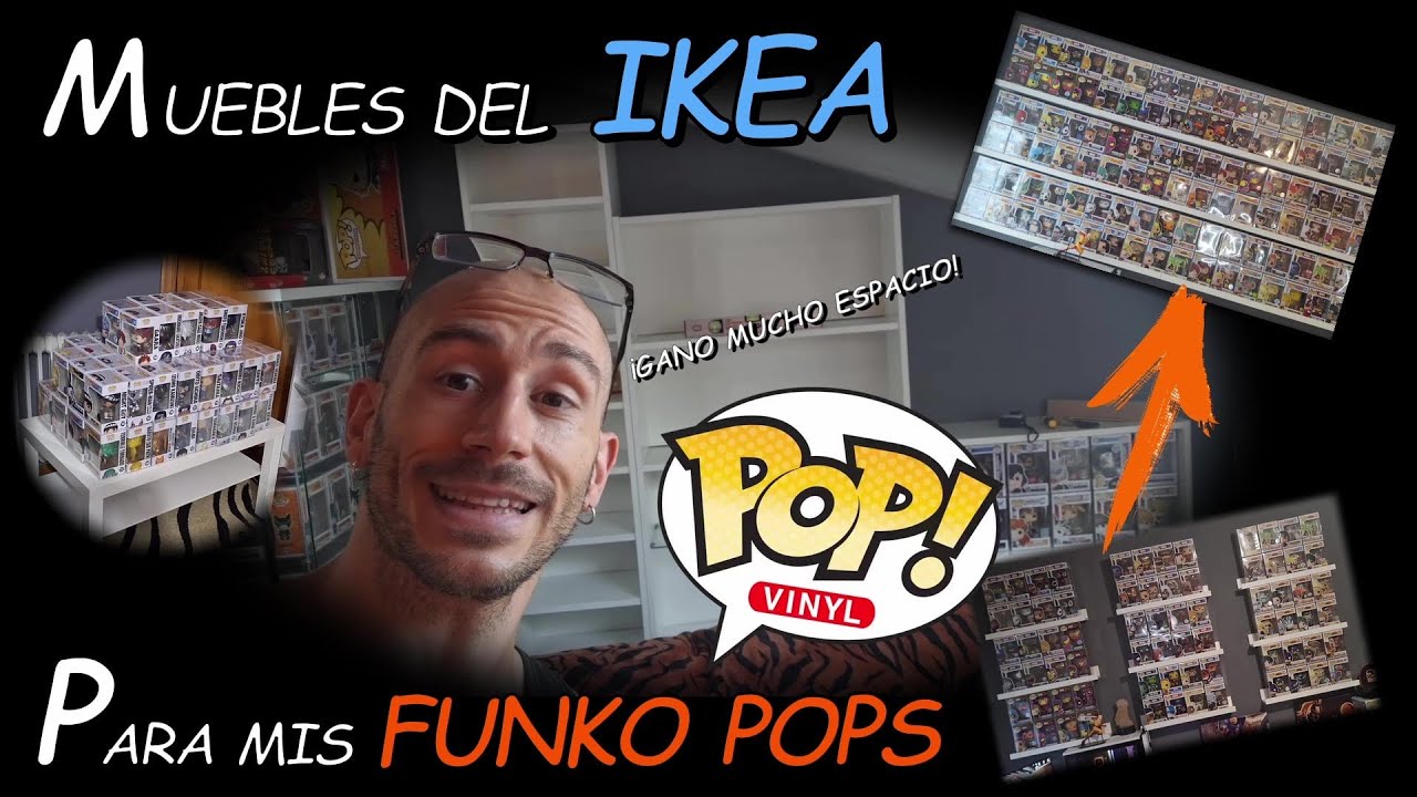 VIDEOBLOG creando espacio para mi Colección de FUNKO POPS y modificando mi SETUP con IKEA!👌