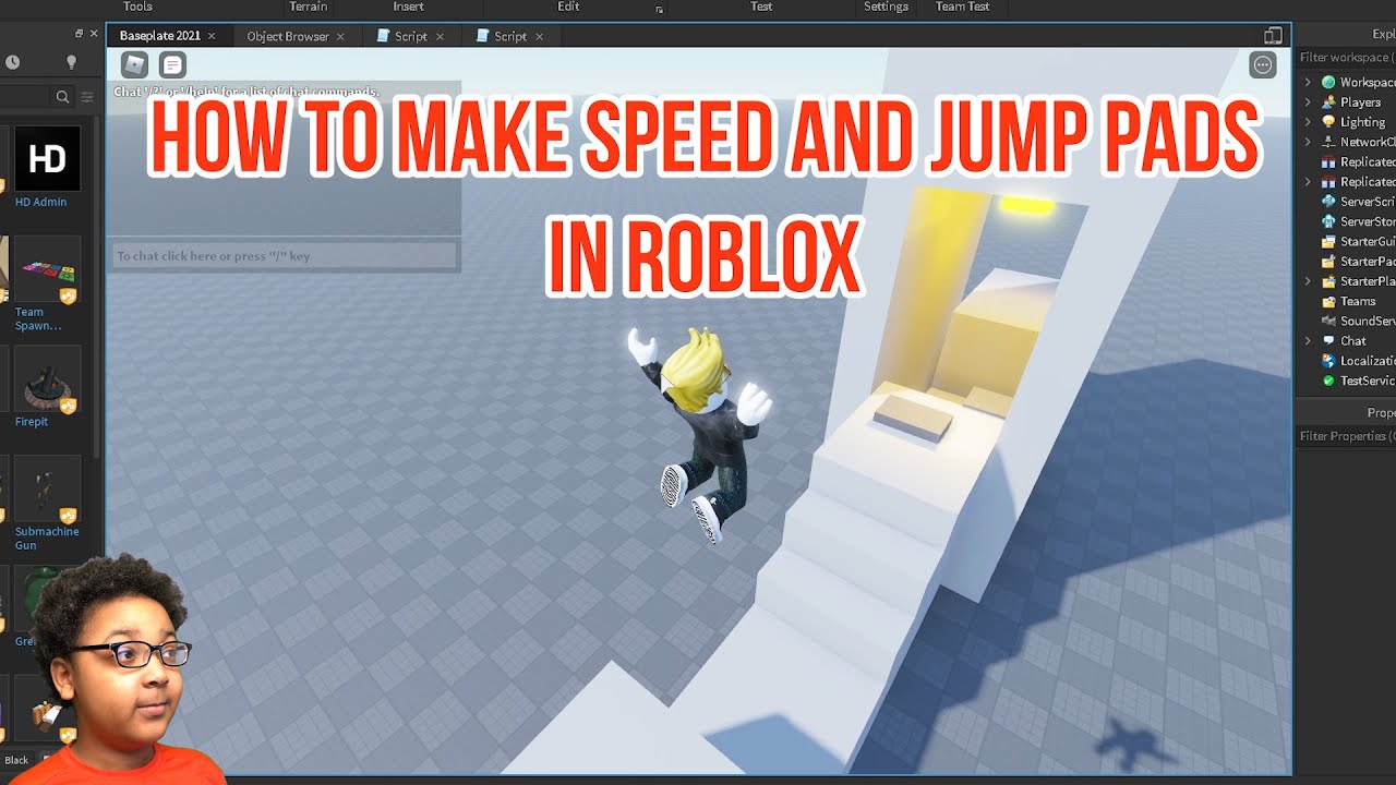 How To Make Speed And Jump Pads In Roblox 2021 Youtube - roblox jump speed