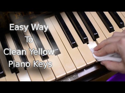 How to Clean Yellow Piano Keys (With Toothpaste)