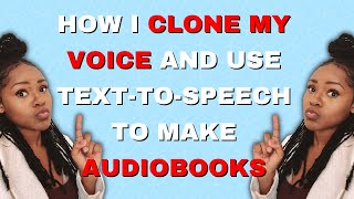 How To Do Audiobook Narration THE EASY WAY - How I Use AI to CLONE My Voice!!