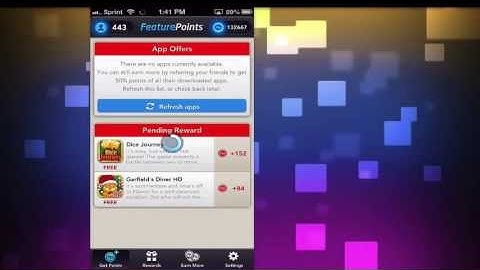 FeaturePoints - Free iPad, Gift Cards and Paid Apps Proof on iPhone and Android