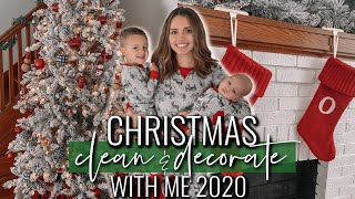 FARMHOUSE CHRISTMAS CLEAN &amp; DECORATE WITH ME 2020! | Brenna Lyons