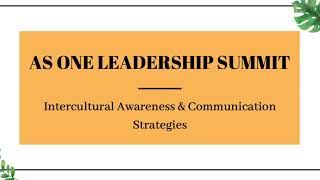 2021 09 15 Intercultural Awareness