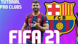 FIFA 21 - TUTORIAL FACE I Sergio Aguero (Barcelona) [Pro Clubs]