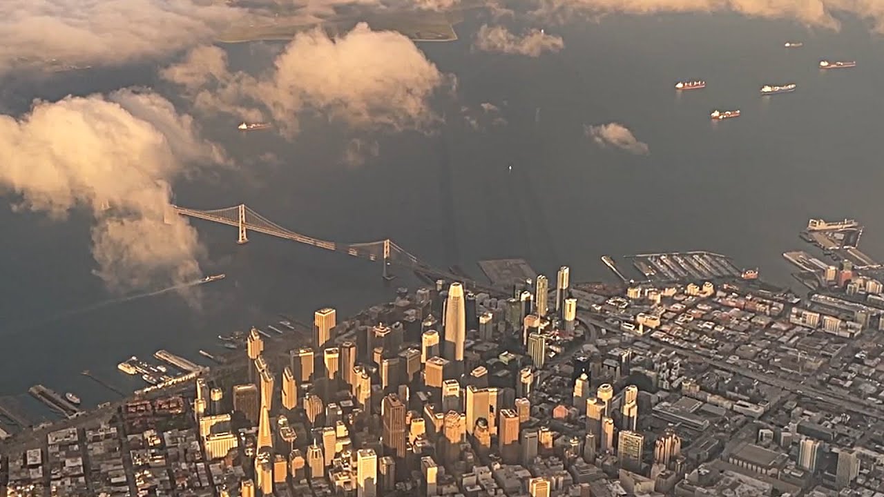 Landing at San Francisco International Airport