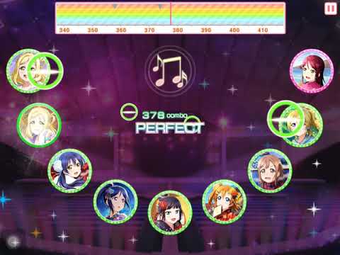ラブライブ！ スクフェス  Shadow gate to love [MASTER] Full Combo 特技OFF (No skills)