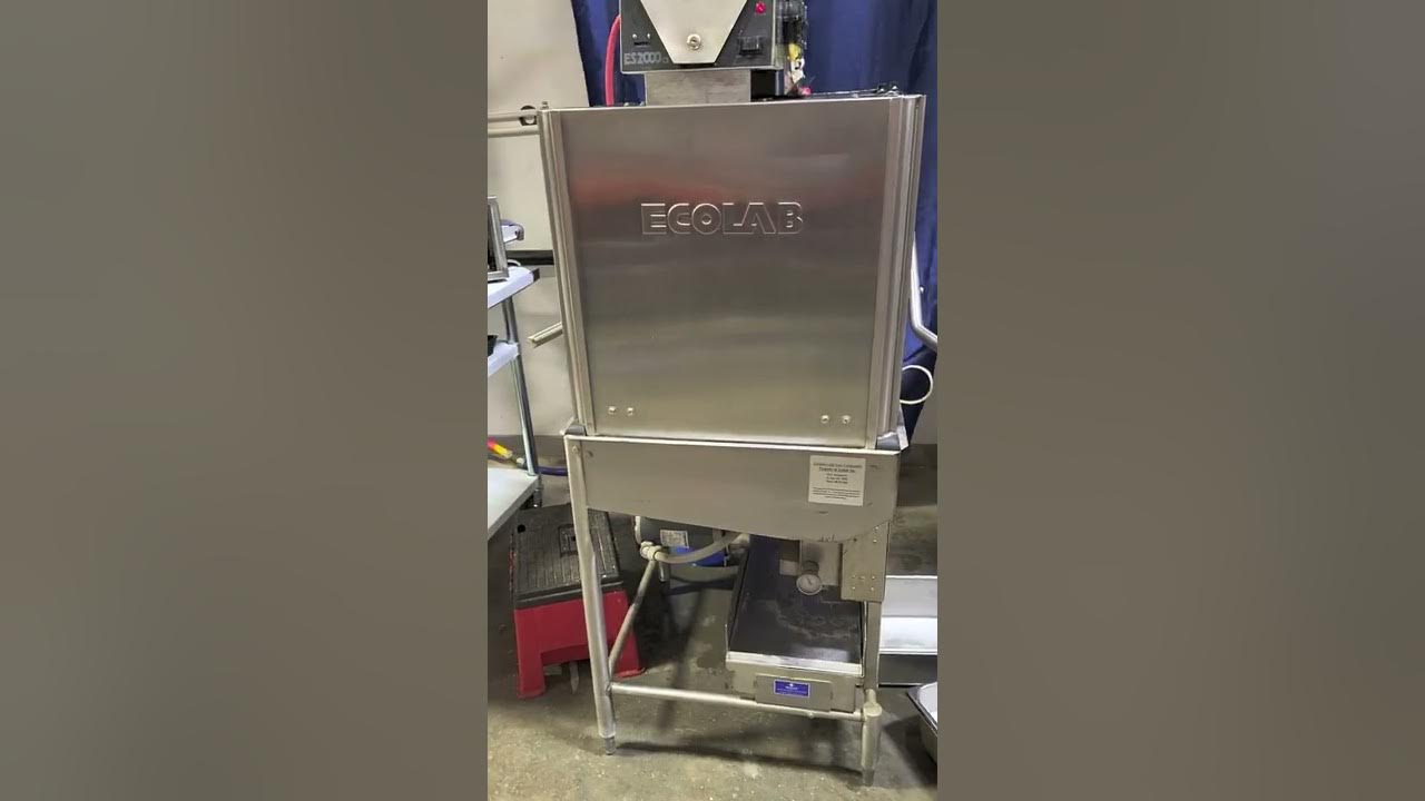 Lot 36 Ecolab Upright Hood Dishwasher ES2000CS, Used, Tested/Working