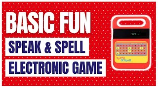 Basic Fun Speak & Spell Electronic Game 