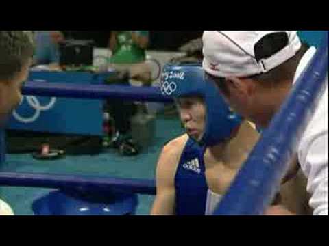 China vs Mongolia - Boxing - Light Flyweight 48KG - Beijing 2008 Summer Olympic Games