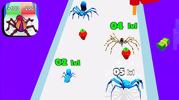 Insect Evolution Run ​- All Levels Gameplay Android,ios (Part 1)