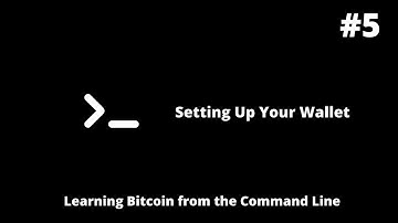Learning Bitcoin from the Command Line - Setting Up Your Wallet
