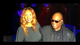 Video thumbnail of "Stevie Wonder and Aisha - Isn't She Lovely Live"