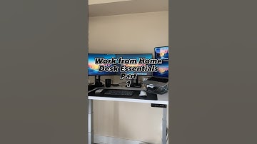 Work from Home Desk must haves! The MX master 3S is a game changer! #desksetup #wfhsetup