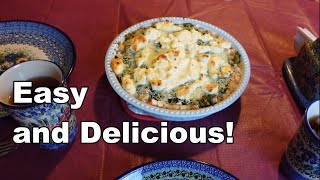 Cheesy Chicken and Potato Spinach Bake - Cooking with Thrive